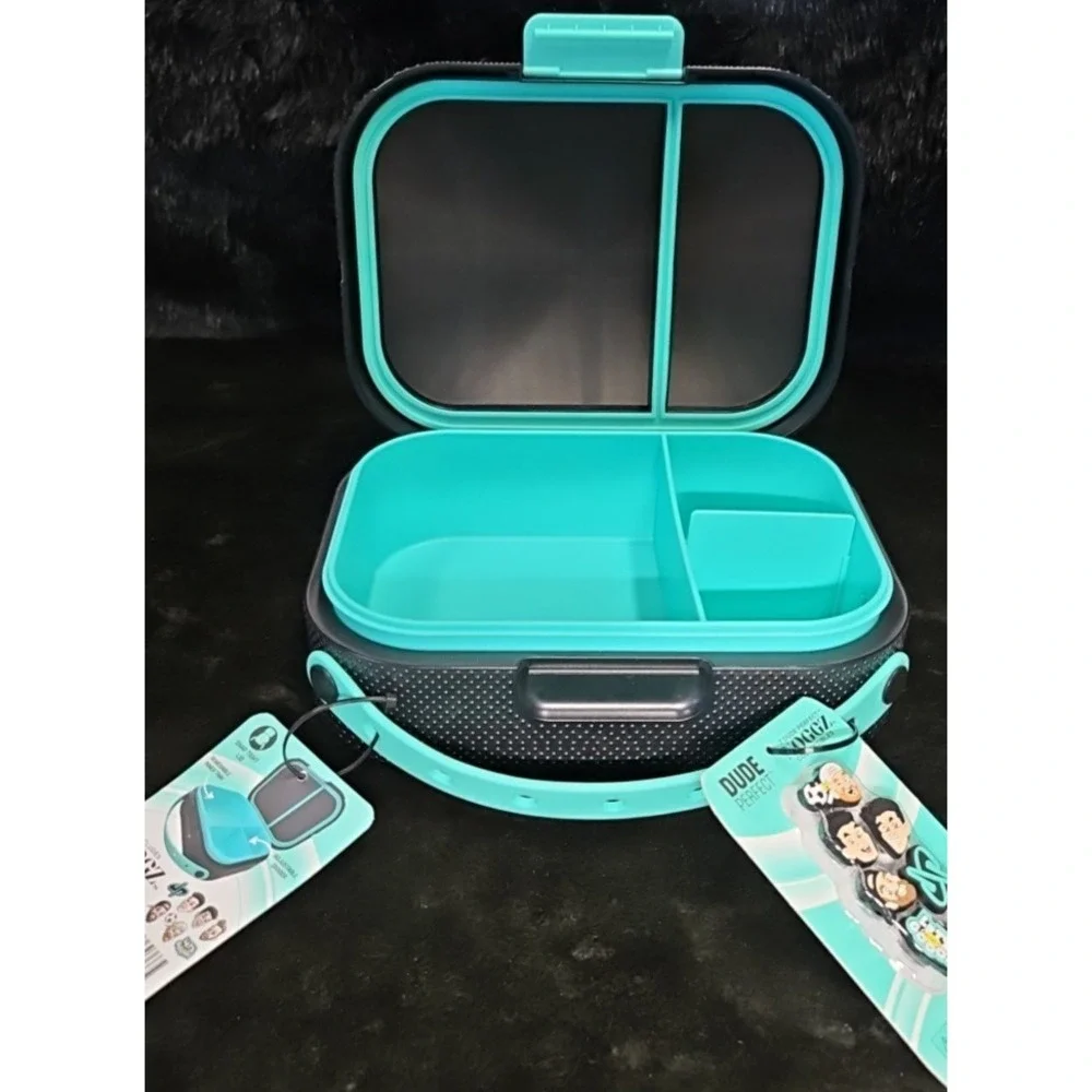2 Pc. Dude Perfect Lunch Box , W/ Free NOGGZ